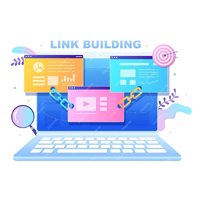 Links from JustLinkbuilder logo